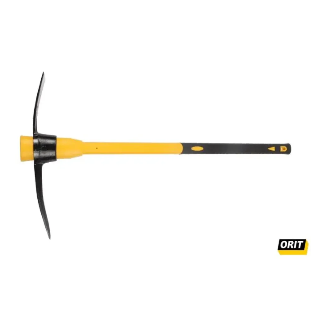 Pikhouweel fiberglas steel rubberen handgrip 2000 gram