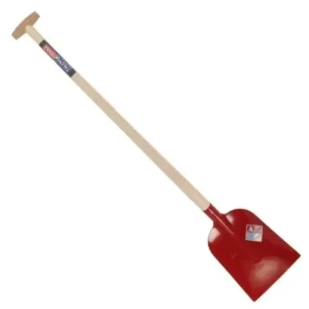 Betonschop – Gehard staal – Geel – Dubbel Gebogen – Essenhouten steel – 110 cm