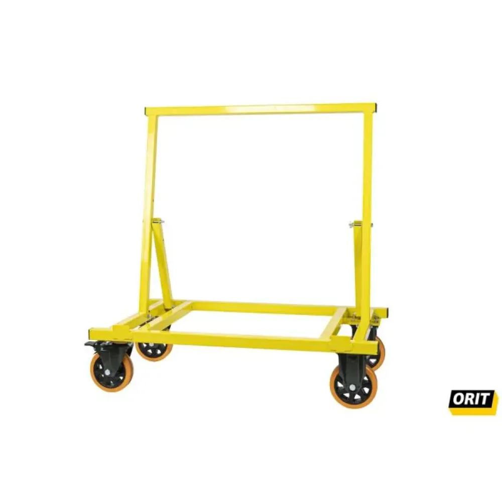 Platenwagen groot met vier wielen