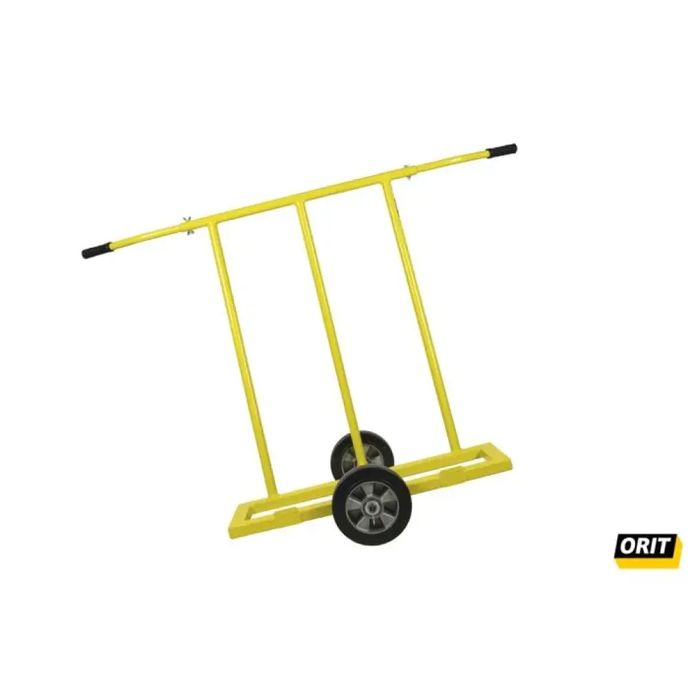Platenwagen ergonomisch met twee wielen