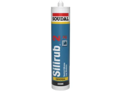 Soudal Silirub 2 Siliconekit Neutraal kokers  toffee 300 ml