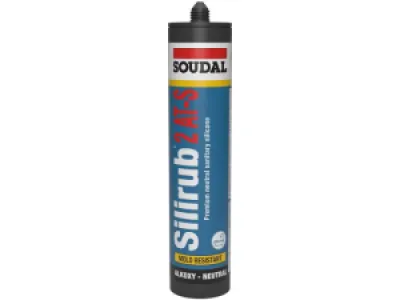 Soudal Silirub 2 At-S kokers transp. Grijs 300 ml