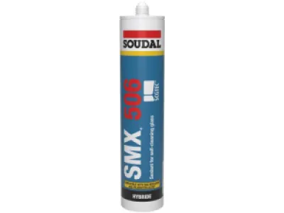 Soudal Smx 506 Tbv Zelfreinigend Glas kokers 290 ml zwart