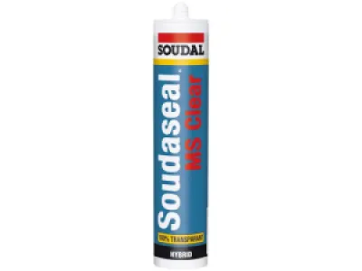 Soudal Soudaseal MS Clear Lijmkit Transparant kokers 290 ml