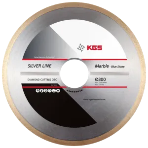 KGS Zaag Silver Line Marble / Blue Stone Ø300x60 Continues Rim