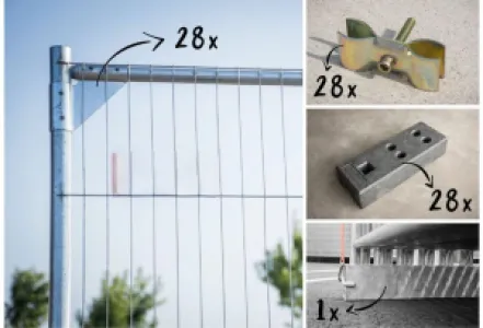 Bunkerset Anti-climb MB MH Set 2 x 3,5 m