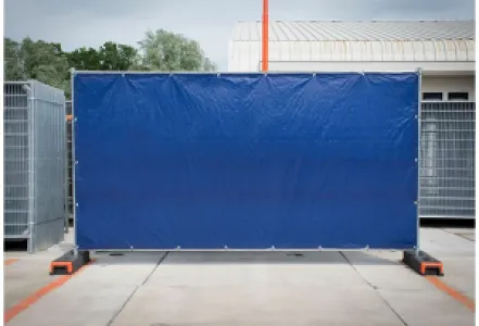 Bouwhekdoek Blauw 1,75 x 3,41 m