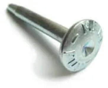 OMTools Meetspijker 75 mm bolkop met opschrift MEETPUNT / 10 Stk.