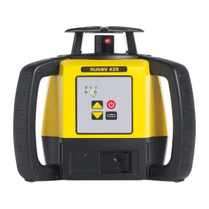 Leica Rugby 620 bouwlaser met handmatig instelbare dubbelafschot functie met RE ontvanger
