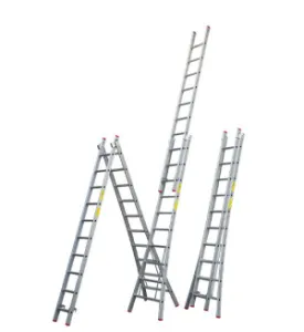 Reformladder SuperPRO geanodiseerd uitgebogen bomen - 2x10