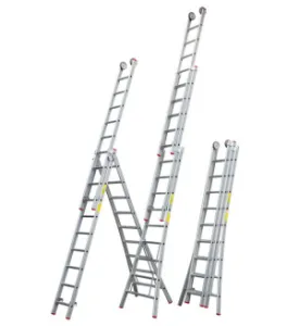 Reformladder SuperPRO uitgebogen bomen - 3x9 sporten