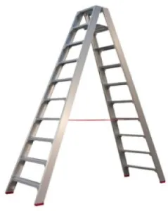 Industrietrap SuperPRO - 2x10 treden met beugel