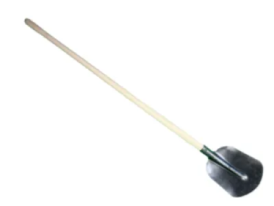 Schep Hollands 0, 3/4 gebogen met 145cm knopsteel