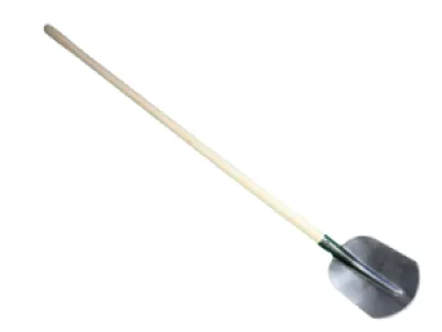 Schep Hollands 00, 1/2 gebogen met 130cm knopsteel