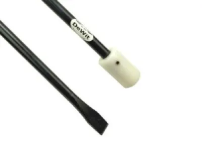 Stootijzer 1200 x 28mm met afgeronde nylon dop  Ø 60mm