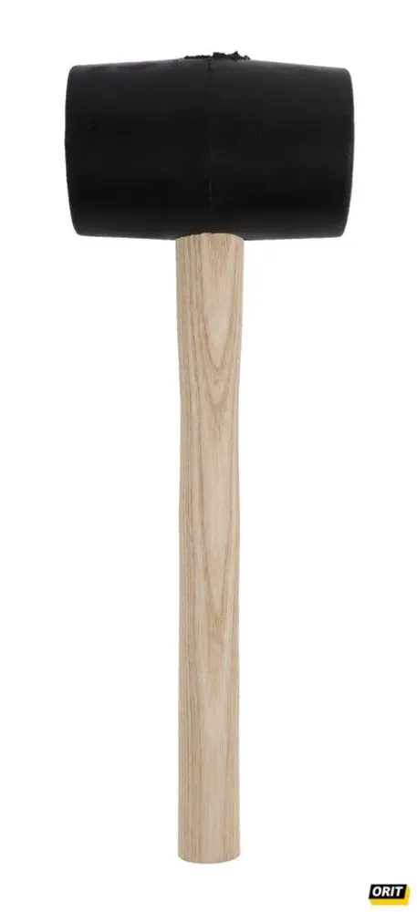 Rubberen hamer – 1380 gram – Essenhouten steel – 100% FSC