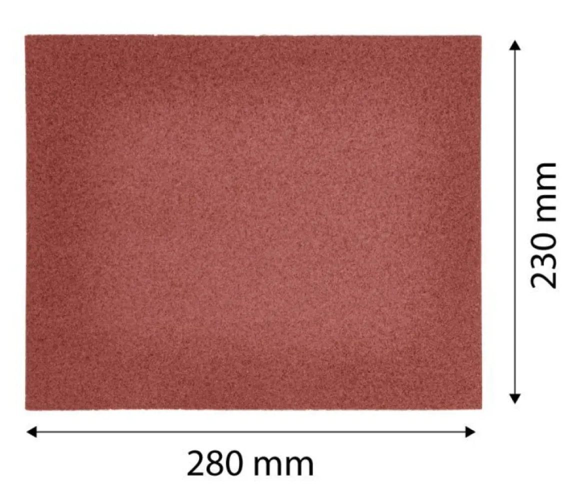Abrasive sheet 230 x 280 mm, P220