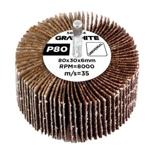 Lamellenwiel 80 x 30 x 6 mm, P80