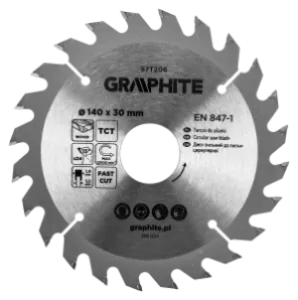 Cirkelzaagblad 140 x 30 mm, 24 tanden