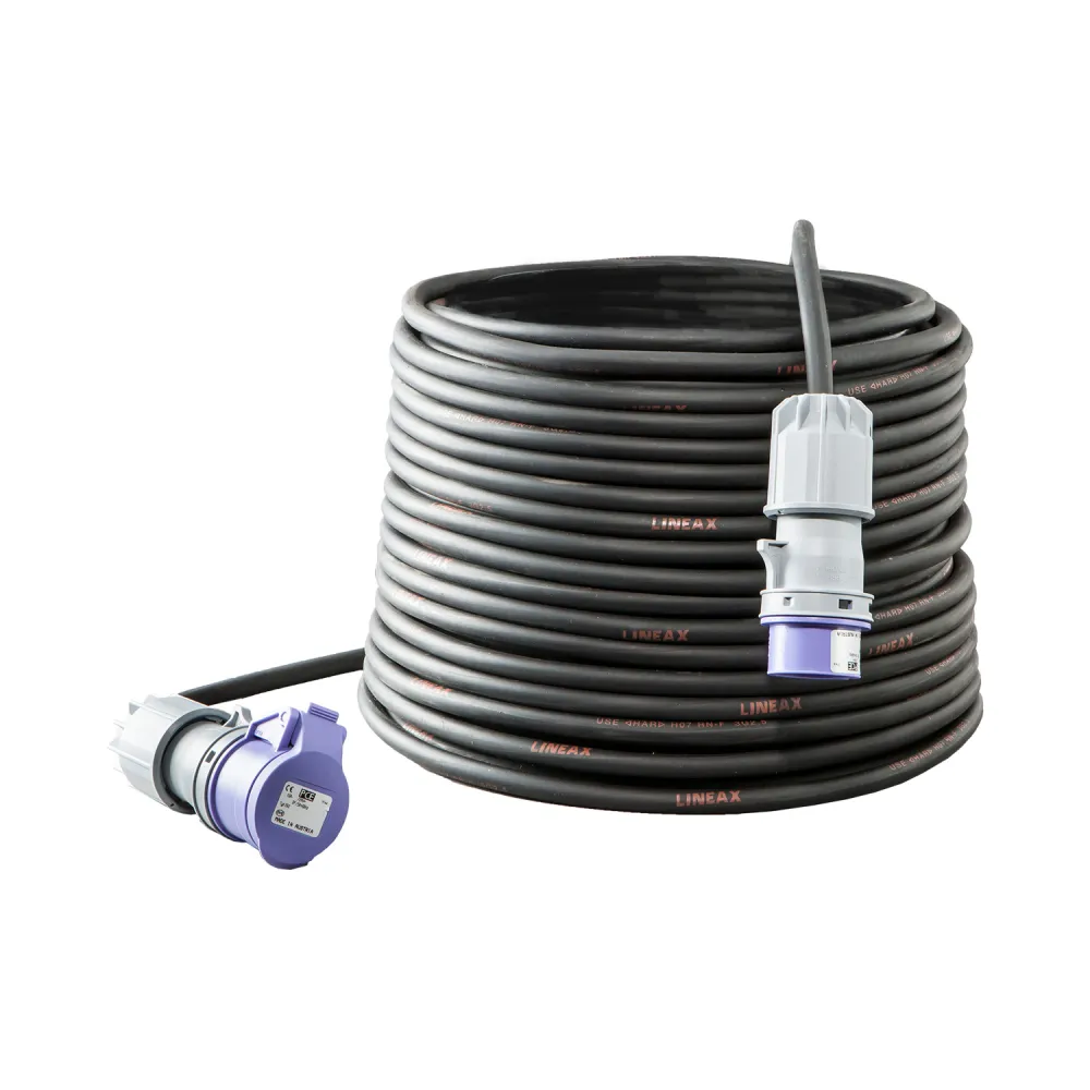 Verlengkabel 25 m H07RN-F 2x1,5 mm² CEE 16/2/24