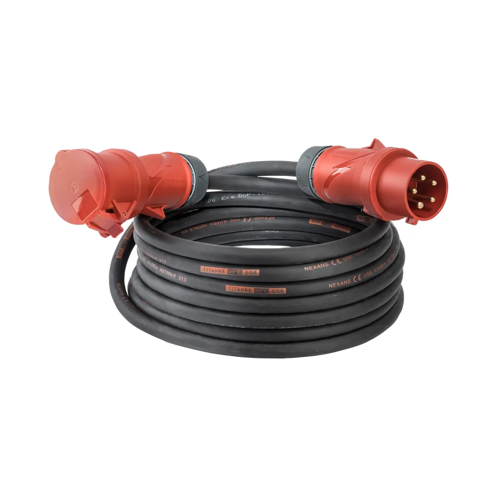 Verlengkabel 5 m TITANEX 5x4 CEE 32/5/400