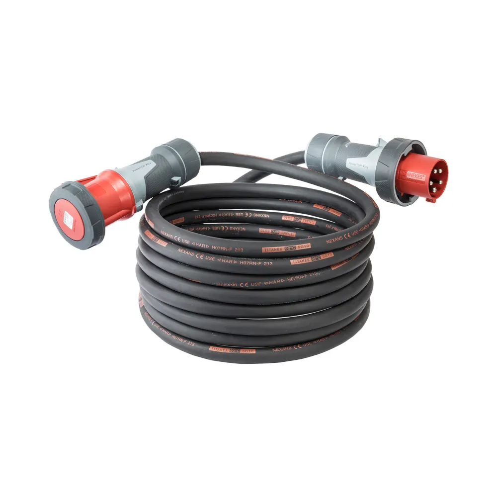 Verlengkabel 50 m TITANEX 5x10 CEE 63/5/400