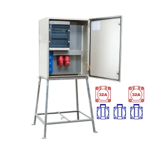kWh-meterkast 40A 1x32/5 1x32/4 3xSchuKo