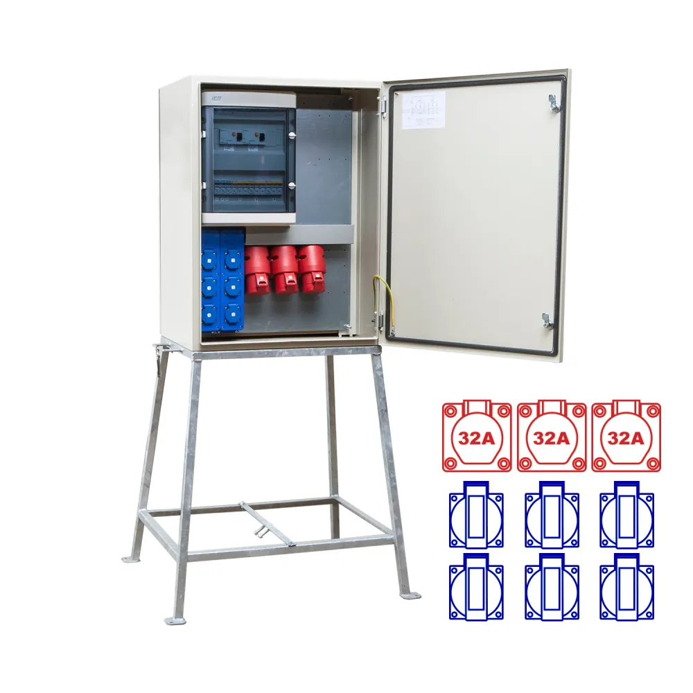 kWh-meterkast 63A 3x32/5 6xSchuKo