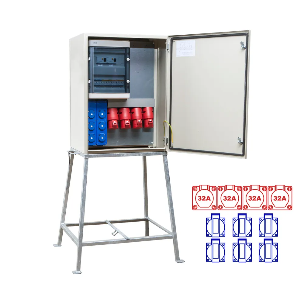 kWh-meterkast 63A 4x32/5 6xSchuKo
