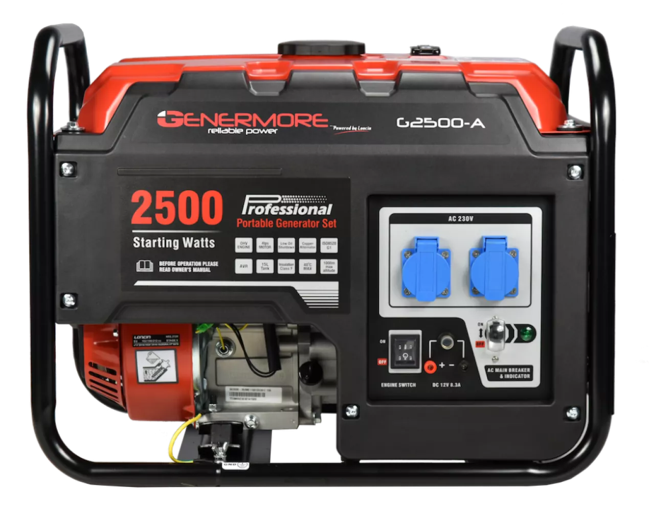 Genermore G2500-A aggregaat 2,5kVa