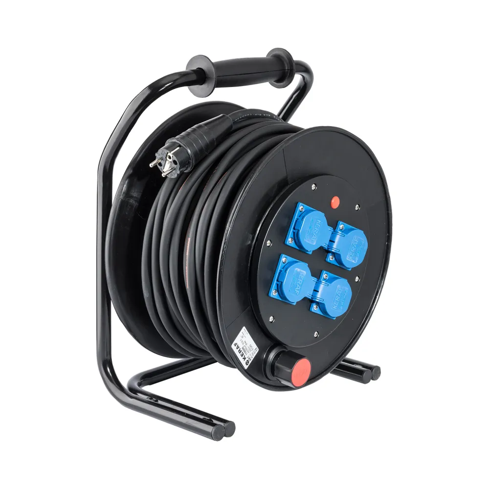 Kabelhaspel 40 m H07RN-F 3x1,5 4x randaarde