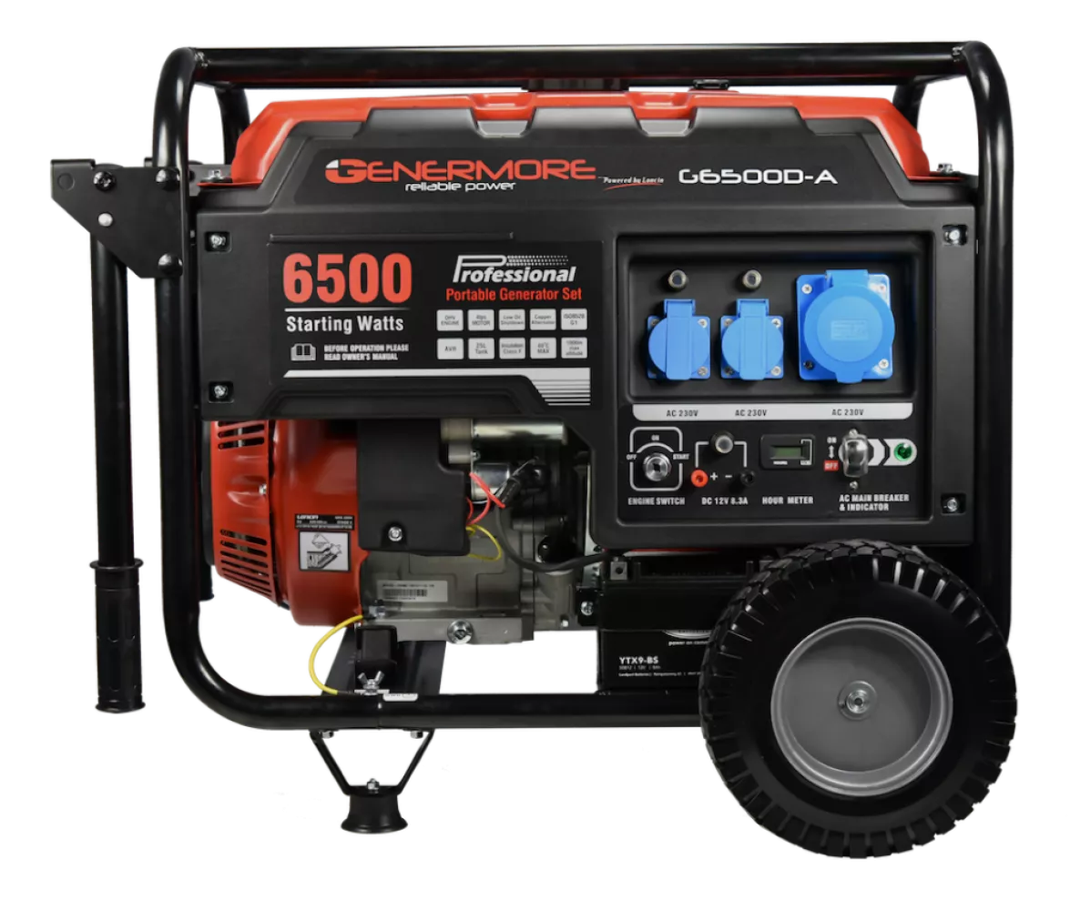 Genermore G6500D-A aggregaat 6,5kVa