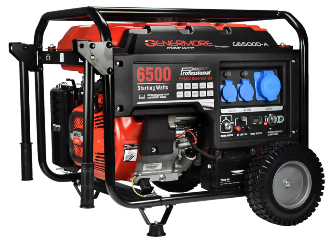 Genermore G6500D-A aggregaat 6,5kVa