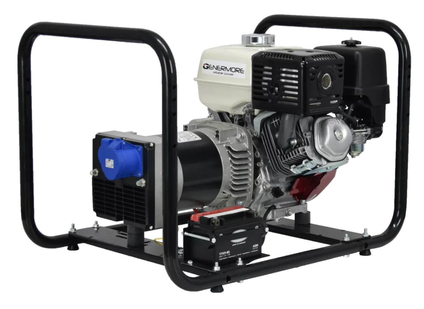 Genermore TH7502E aggregaat 7,5kVa (Honda motor)