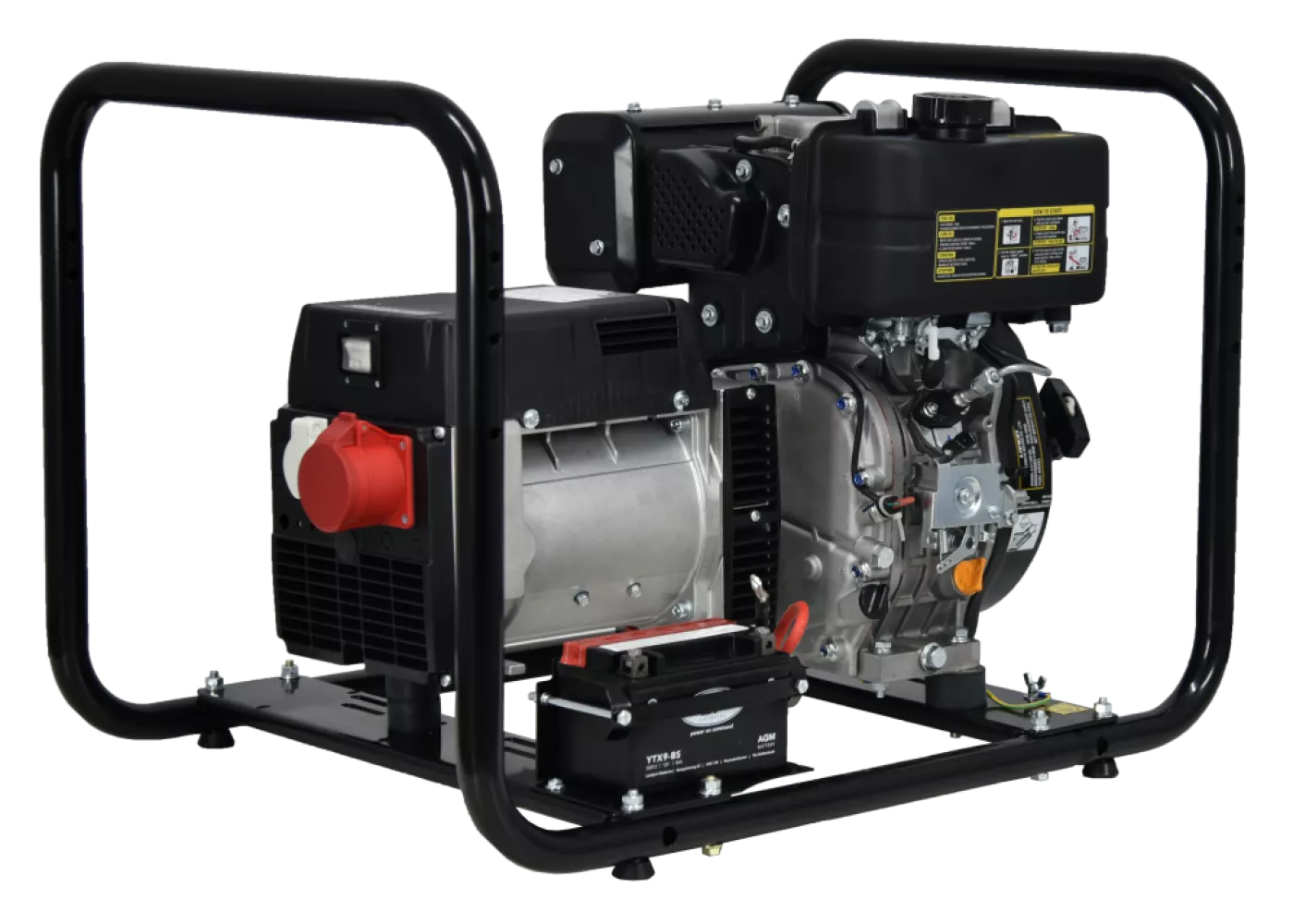 Genermore GP6205DET400-AVR aggregaat 6,0kVa