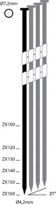 Kitpro stripspijkers 21° met volrondkop gegalvaniseerd 2,9X50mm gedraaid 5.000st.